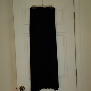 Maxi slit skirt